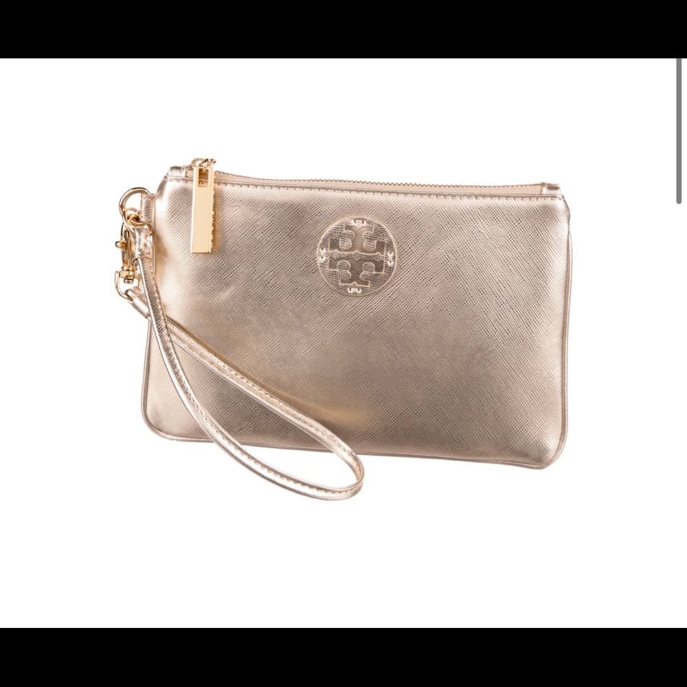 Tory Burch Rose Gold Wristlet
